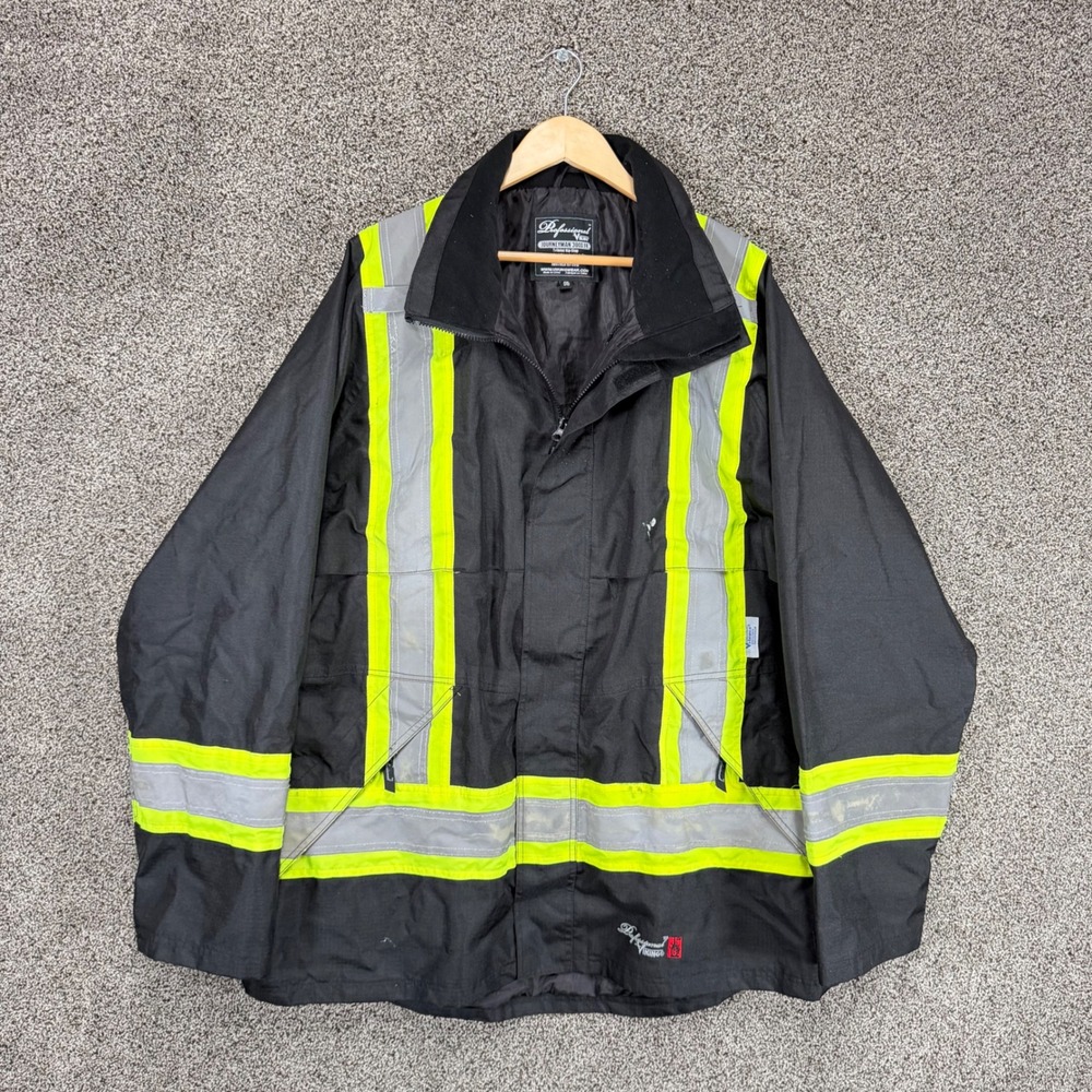 Viking Professional Journeyman 300D FR Safety Jacket Mens 4XL Trilobal Ripstop